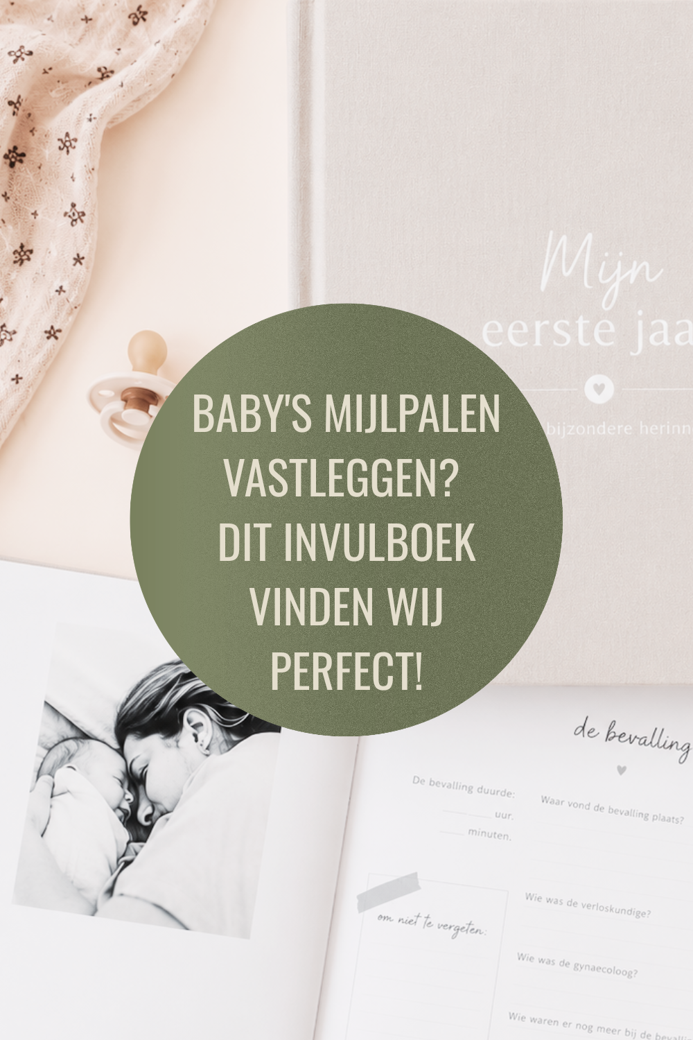 Baby invulboek "Mijn eerste jaar"