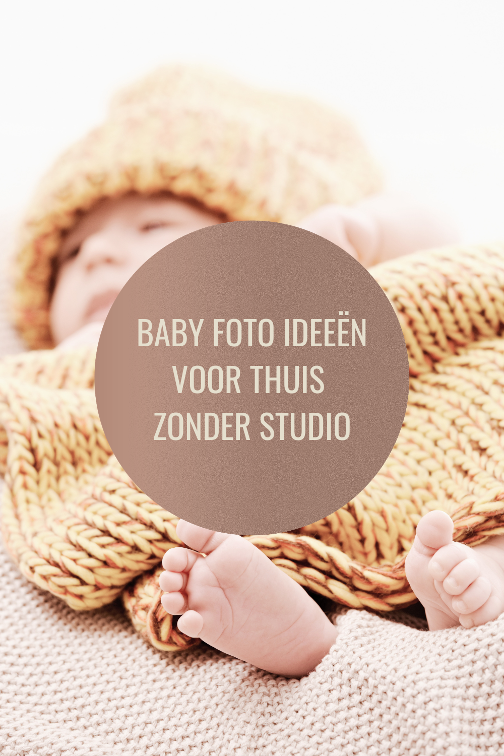 Baby foto ideeën voor thuis zonder studio of fotograaf
