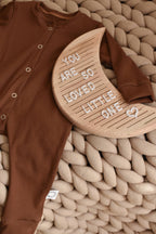Letterbord hout - Maan design met 346 letters, cijfers en symbolen