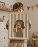 Set van 4 kinderkamerposters voor jongens "Scandi Adventures" - Digitale download