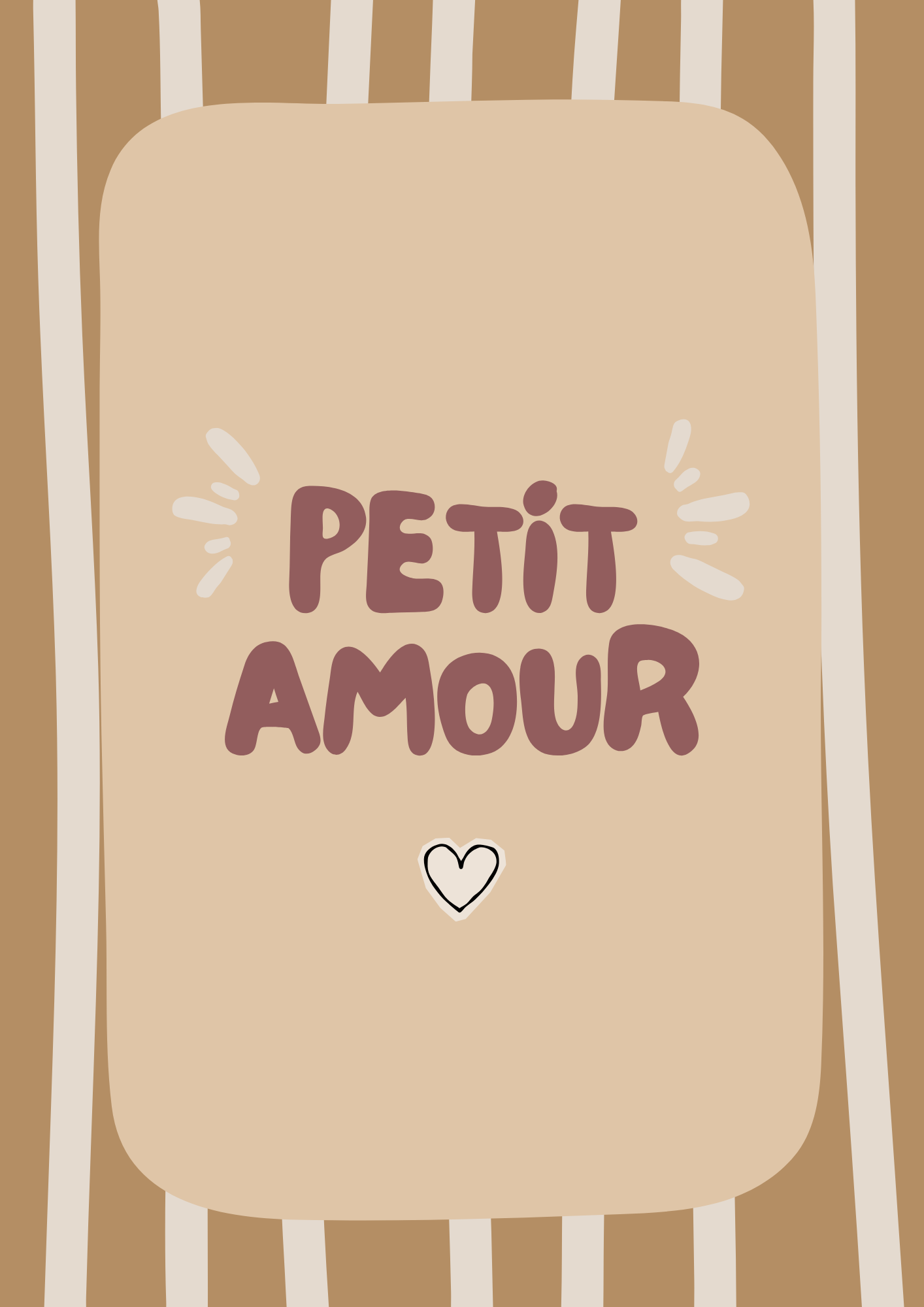 Kinderkamerposter 'Petit Amour" - Digitale download